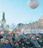 La movilización en la Plaza de la República de París fue convocada por el Partido Socialista. (Fuente: AFP)