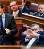 Dos caras de la derecha española: el líder del PP, Pablo Casado, y el de Ciudadanos, Albert Rivera.