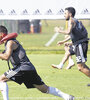 El plantel de River entrenó ayer en el predio de Ezeiza. (Fuente: Prensa River)