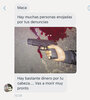 La amenaza de muerte que Macarena Sánchez recibió en su cuenta de Twitter.