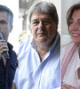 Leandro Busatto, Luis Rubeo y Silvina Frana. A la cabeza de las principales listas de diputados.