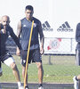 El equipo se entrenó ayer en el Estadio Monumental de Núñez.