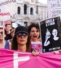 En el marco del 8M, un grupo de mujeres protestó frente a los tribunales de Ancona. (Fuente: @nonunadimeno)