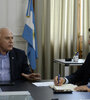 El gobernador Lifschitz y el ministro Pullaro se reunieron en medio de la crisis de seguridad (Fuente: Andres Macera)