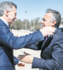 El presidente Macri y Cornejo, el titular de la UCR, quien exige sumar nuevos aliados (Fuente: NA)