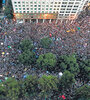 En Río, la manifestación contra los recortes en Educación fue multitudinaria.