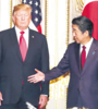 Trump y Abe mantuvieron una reunión bilateral. (Fuente: AFP)