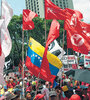 Los simpatizantes de Maduro se movilizaron en un acto de celebración de su victoria electoral.