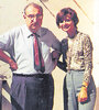 Giorgio Manganelli con su hija Lietta.