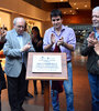 El viernes hubo homenaje al estudiante Bello en la entrada de la galería. (Fuente: Gentileza Federico Tartufoli)