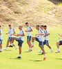 Los jugadores se entrenaron por la mañana en Salvador y por la tarde viajaron hacia Belo Horizonte.