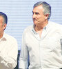 Cornejo y Morales después de la muy tensa reunión en Olivos. (Fuente: NA)