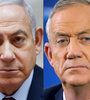 Los rivales políticos de Israel: Netanyahu y Gantz. 