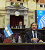 El jefe de Gabinete, Santiago Cafiero brindó su informe ante los diputados. (Fuente: Prensa Diputados)