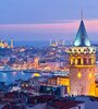 La vista de la ciudad de Estambul al anochecer. (Fuente: AFP)