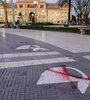 "Los pañuelos no se rinden", aseguran las Madres de Plaza de Mayo, Línea Fundadora. (Fuente: Adrián Pérez)