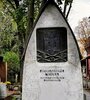 La tumba de Chejov en el cementerio de Novodevichi (Moscú).