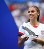 Alex Morgan es una de las mejores jugadoras del mundo. (Fuente: AFP)