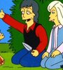 Lisa Simpson, Paul y Linda McCartney en 1995.