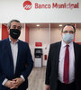 El intendente Javkin con el presidente del BM.