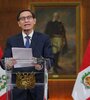 Presidente del Perú Martín Vizcarra, enfrentado a su legislativo. (Fuente: EFE)