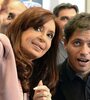 Cristina Kirchner y Axel Kicillof.