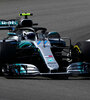 Valtteri Bottas, gira en Silverstone. (Fuente: AFP)