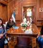 Cristina Kirchner recibió a dirigentas territoriales del MTE.