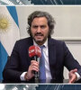 El jefe de Gabinete, Santiago Cafiero, respondió luego de la conferencia de prensa. 