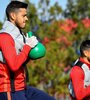 Los hermanos Romero fueron unidos al entrenamiento. (Fuente: Foto Prensa San Lorenzo)