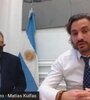 Santiago Cafiero (derecha) expuso junto a Matías Kulfas en la Universidad de San Martín. 