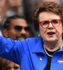 Billie Jean King es una leyenda dentro y fuera de la cancha para el tenis femenino. (Fuente: AFP)