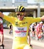 Tadej Pogacar, el sorprendente campeón del Tour de Francia.  (Fuente: Prensa Tour de Francia)