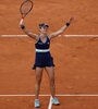 Nadia Podoroska, París habrá sido el mayor trampolín de su carrera. (Fuente: AFP)