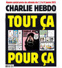 La tapa del número de "Charlie Hebdo" posterior al ataque terrorista de enero de 2015.