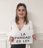 Cattalini: “Las mujeres tenemos que luchar por los derechos”.