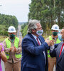 Alberto Fernández y Fabiola Yáñez en Misiones con el gobernador Oscar Herrera Ahuad.