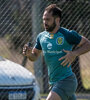 Fabián Rinaudo, recuperado, jugará el partido de suplentes. (Fuente: Prensa CARC)