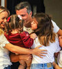 El reencuentro de Leopoldo López con su familia.  (Fuente: AFP)