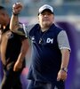 Diego Maradona, DT del Lobo. (Fuente: EFE)