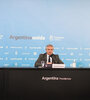 Alberto Fernández hizo el anuncio junto a Ginés González García y Carla Vizzoti.