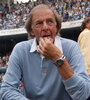 Menotti, en cancha de Racing.