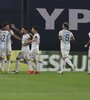 Toda Argentina festeja el gol de Nico González. (Fuente: Télam)