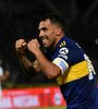 Carlitos Tevez, capitán y figura de Boca. (Fuente: Télam)