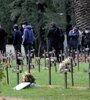 Sector covid-19 del cementerio de Chacarita. (Fuente: Sandra Cartasso)