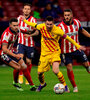 Messi, durante la derrota por 1-0 ante el Atlético del Cholo Simeone. (Fuente: EFE)