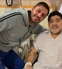 Matías Morla con Diego Maradona en una de las internaciones. (Fuente: Instagram)