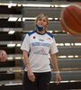 Laura Cors en acción, durante un entrenamiento de Bahía Basket. (Fuente: Gentileza Weber Bahía Basket)