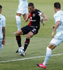 Maxi Rodríguez dio la asistencia para el gol de Newell's (Fuente: Fotobaires)