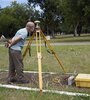 Materialización del Marco de Referencia POSGAR07 Punto EAAF y instalación del receptor GNSS. 12 de
Enero de 2021. Foto gentileza EAAF. 